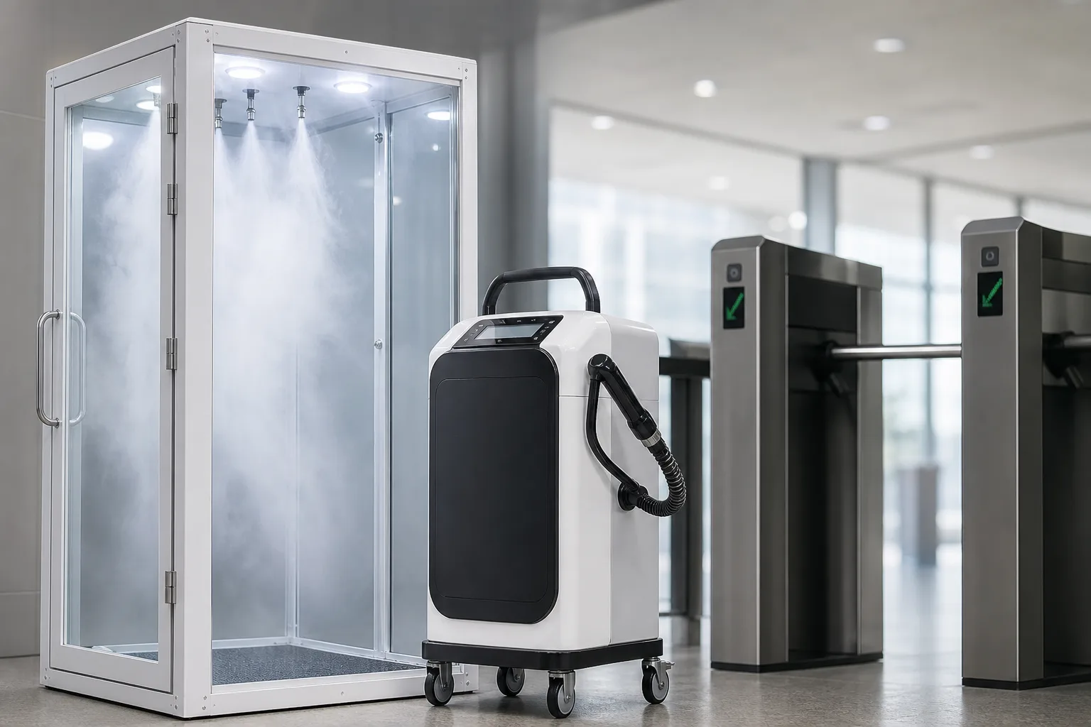 Disinfecting Booths & Equipment
